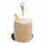 Palm Pals Milky Tea Boba Clip-On (4 Inch)