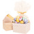 Square White Woven Effect Boxes (Set)