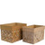 Rectangular Natural Woven Effect Boxes (Set of 2)