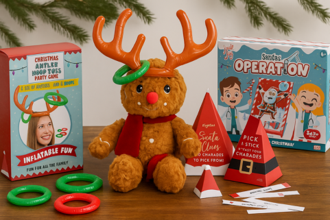 Christmas soft toys and games