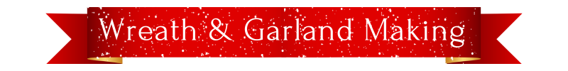 Wreath garland making 