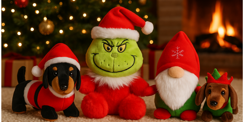 christmas soft toys 
