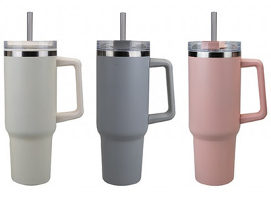 Large Drinking Cup with Straw (40Oz)