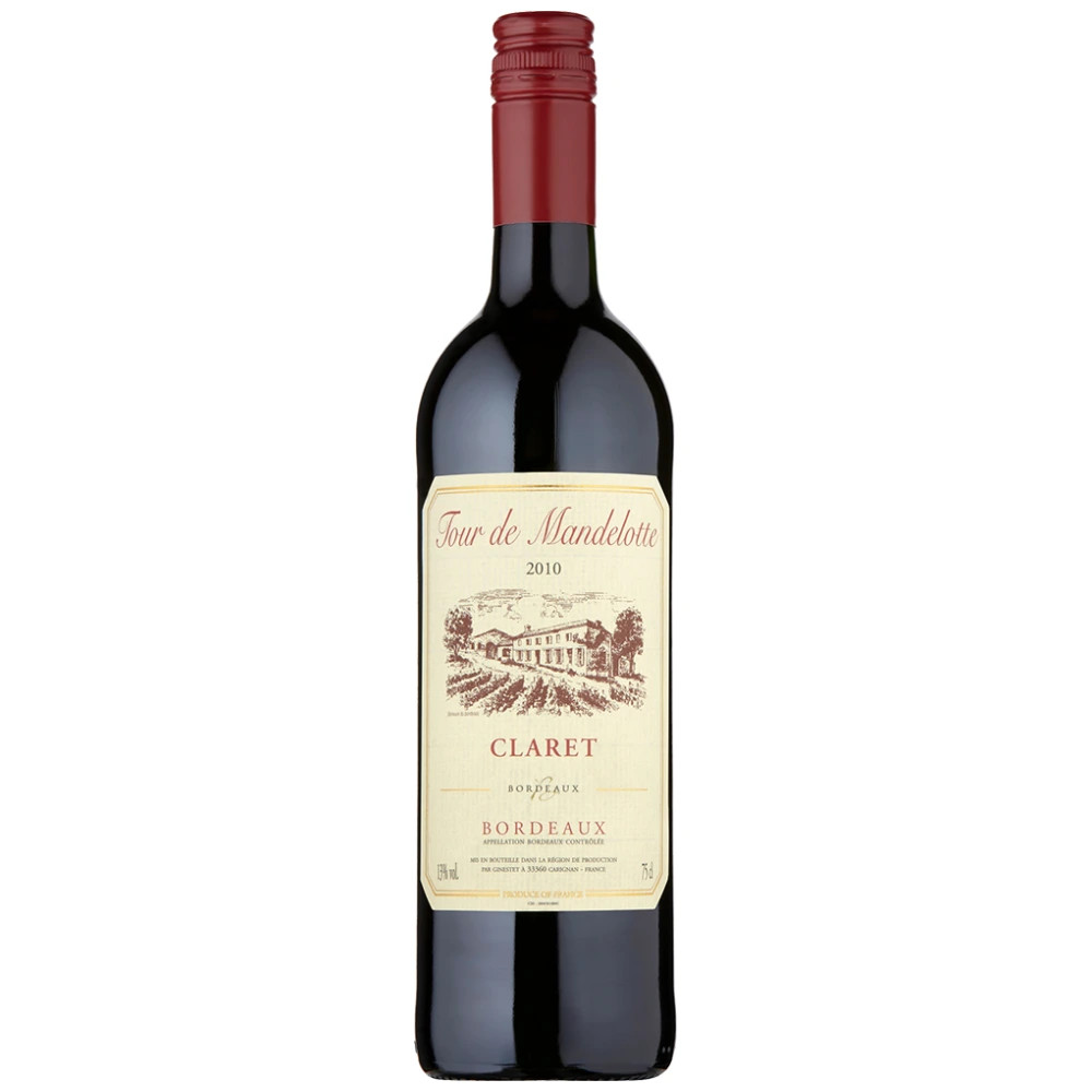 Cour de Mandelotte Claret Bordeaux AC is a dense wine which boasts an intense crimson-tinted robe. A powerful, complex nose where violet and mocha coffee have their say.