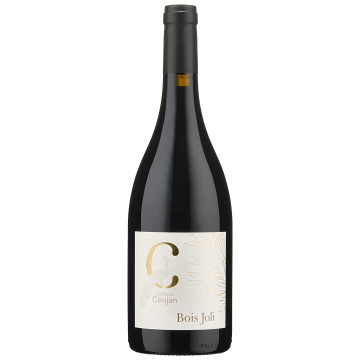 Château Coujan "Bois Joli" is a blockbuster red made from Syrah and Mourvèdre, aged in small oak barrels for 14 months.