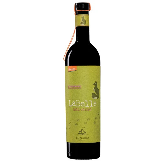 Bottle of Lunaria "La Belle" Malvasia 2021 Italian biodynamic white wine