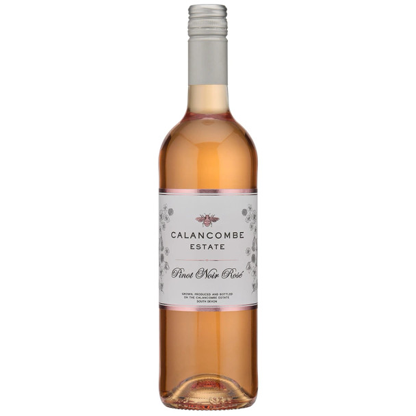 Calancombe Pinot Noir Rosé 2019 is an English wine with delicious salmon pink colour and flavours of summer fruits and citrus.