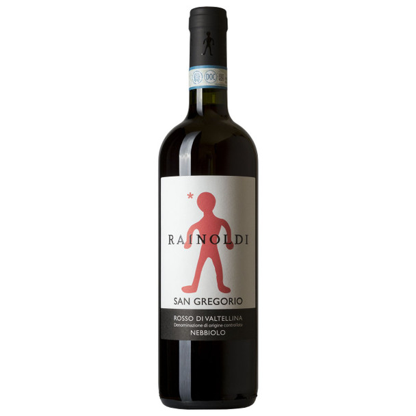 Aldo Rainoldi San Gregorio Nebbiolo is an elegant red wine made in Italy's Valtellina Valley.