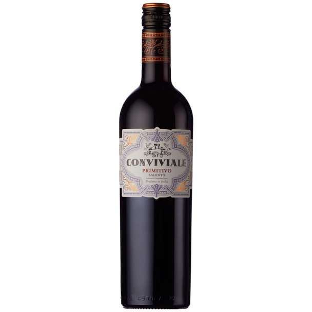 Conviviale Primitivo is a rich, characterful, southern red from the heartland of Primitivo.