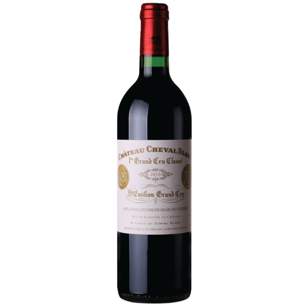 Château Cheval Blanc 2010 Saint-Émilion Premier Grand Cru Classé A Bordeaux red wine bottle