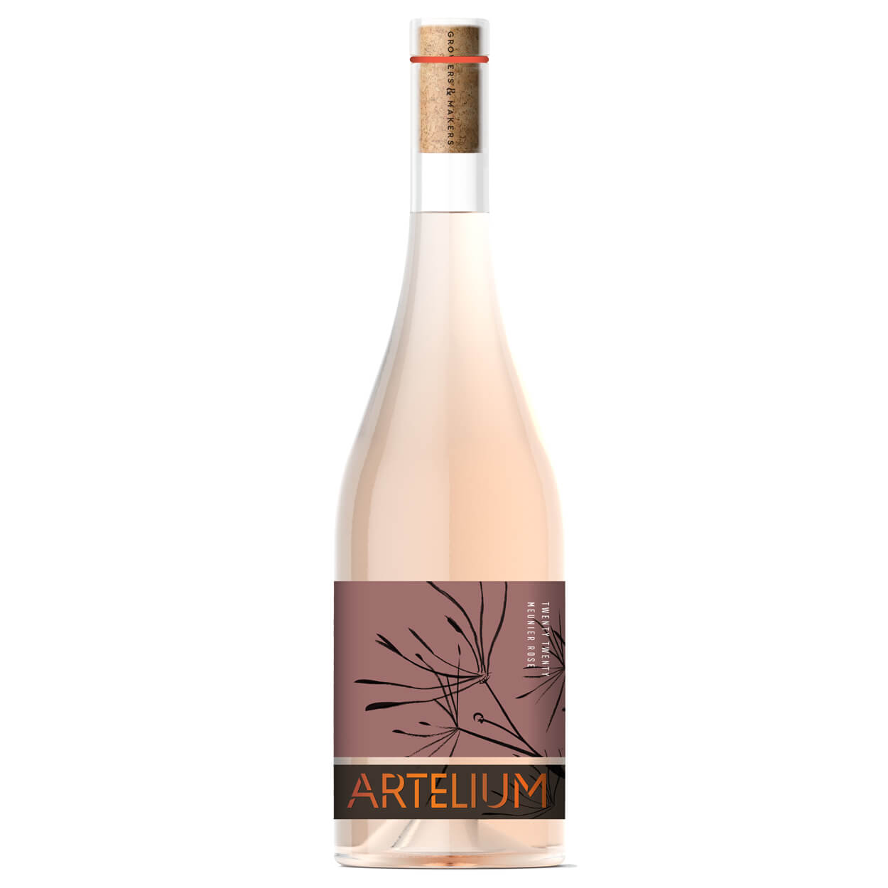 Artelium Meunier Rosé 2020 is crafted by renowned winemaker Owen Elias from Meunier grapes grown in West Sussex.