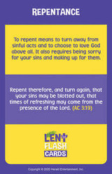 Lent Flash Cards: A Great Way to Learn About Lent!