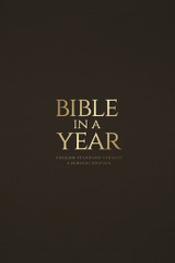 Bible in a Year - Mahogany Bonded Leather