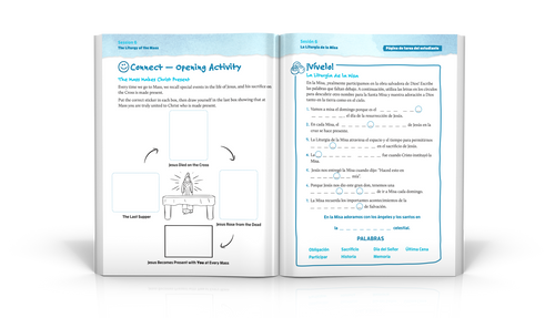 Signos de la Gracia - Dios te ama: Libro de actividades del estudiante (Bilingüe) – (You Are Loved Student Activity Book)
