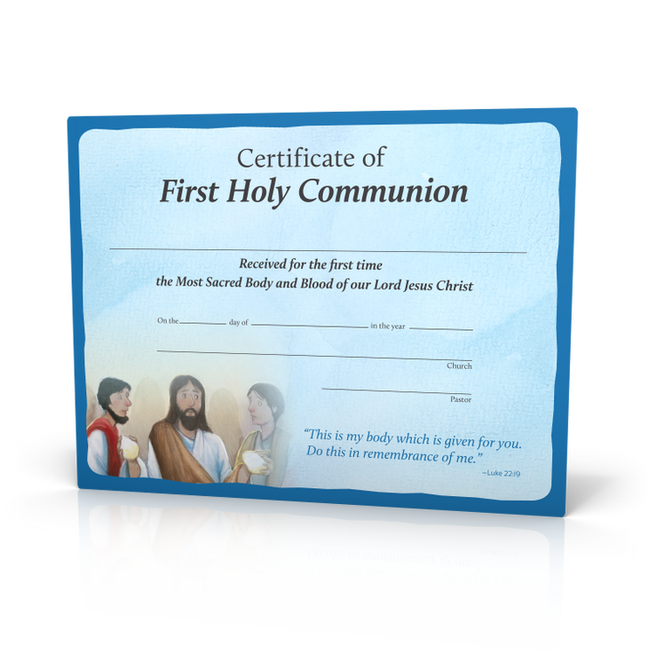 Signs of Grace - You Are Loved - First Communion Certificates (20 Pack)