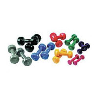 York Vinyl Dipped Dumbbells 2.5kg- Red