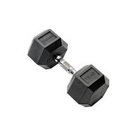 York Hexagonal Rubber Dumbbells - 4kg
