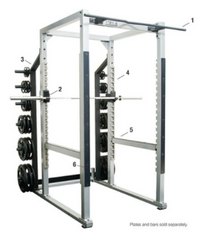 York Olympic Power Rack with Hook Plates