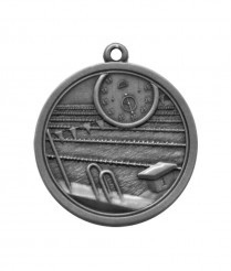 Swimming - Silver Relief Medal 4.5cm Dia