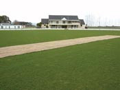 Hessian Cricket Pitch Cover with Eyelets