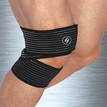 Sensport Knee Wrap Pro - (Black/White)