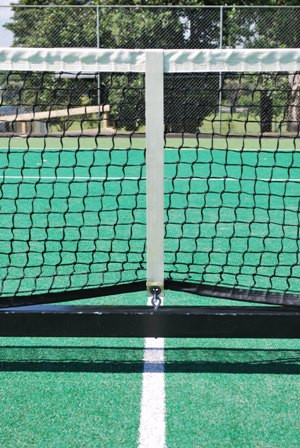 Tennis Net Centre Strap - Eyelet