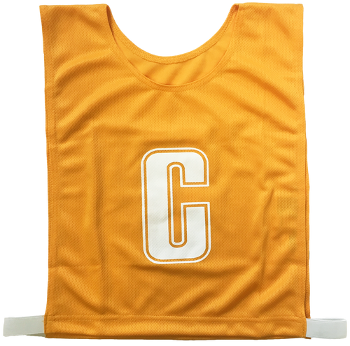 Netball Bibs - Set of 6 (Lettered A, C, D) Multiple Colours