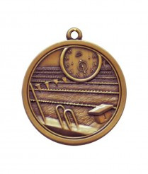 Swimming - Bronze Relief Medal 4.5cm Dia