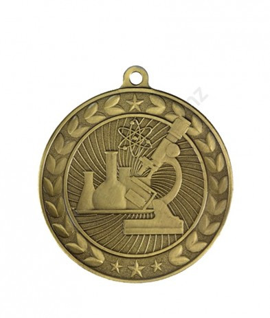 Science Illusion Medal - Gold 5.7cm Dia