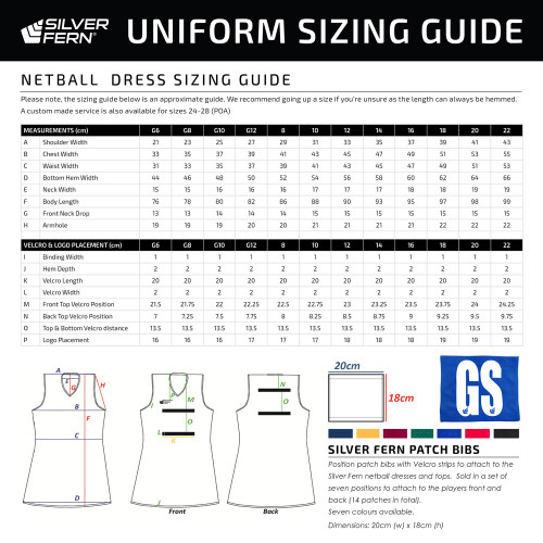 Silver Fern Netball Dress