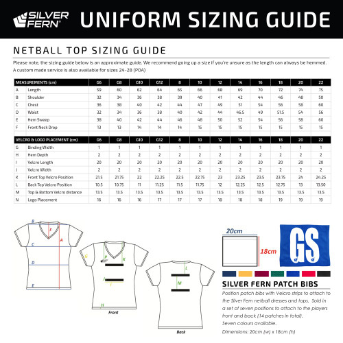 Silver Fern Netball Top