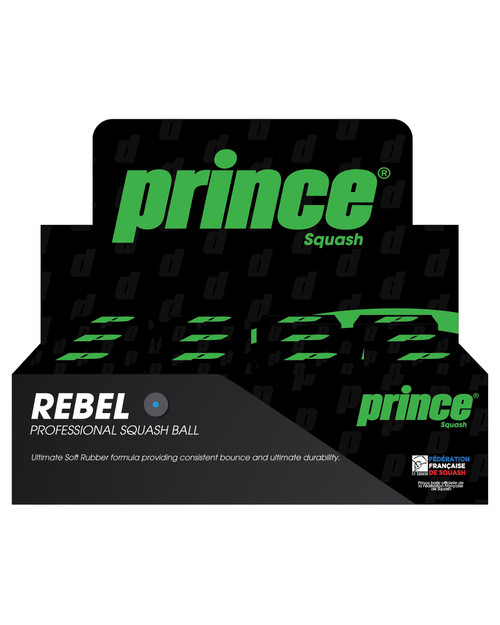 Prince Blue Dot Squash Ball – dozen