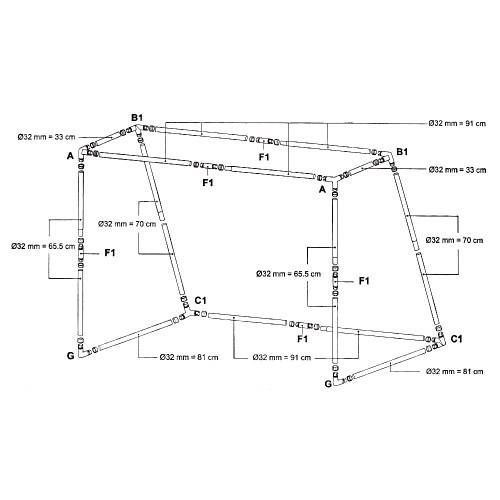 PRO SOCCER GOAL (STEEL)