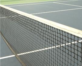 Tennis Net - 42ft - (12.8m) wide Double Net Layer