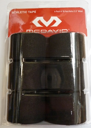 McDavid Athletic Tape Black 6 rolls