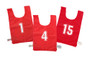 Numbered Sports Bibs 15 Set - Numbered 1  - 15  (Jr to Adult sizes)