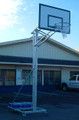 Mobile/Freestanding Basketball System - Intermediate Tower Adjustable Height (EasyLift)