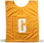 Netball Bibs - Set of 6 (Lettered A, C, D) Multiple Colours