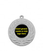 1" Insert Fern Silver Medal 5cm Dia