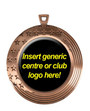 2" Stars & Stripe Hdr - Bronze Medal 7.5cm Dia