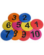  Flat Disc Marker – Numbered 10 pack