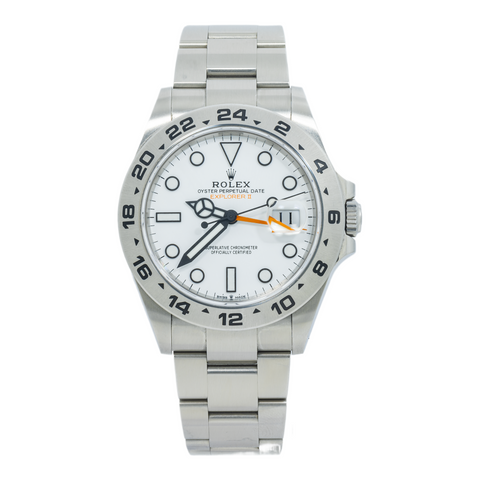 Rolex Explorer II 42MM 226570 Polar White Dial Stainless Steel Bezel Stainless Steel Oyster Bracelet