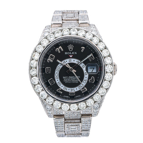 Rolex Sky-Dweller 42MM Black Arabic Dial White Gold