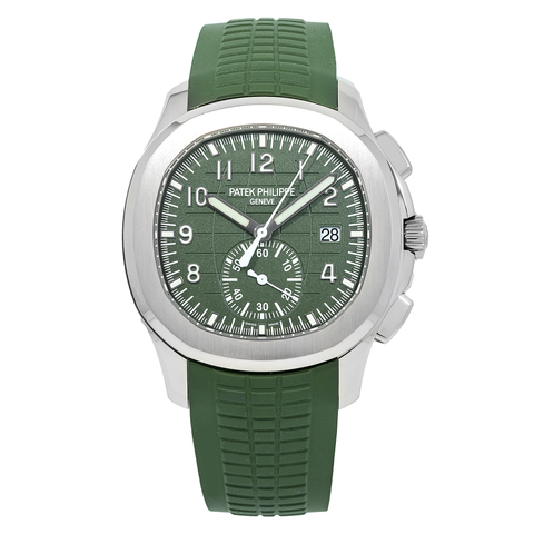 Patek Philippe Aquanaut 5968G 42.2MM Khaki Green Dial With Composite Strap