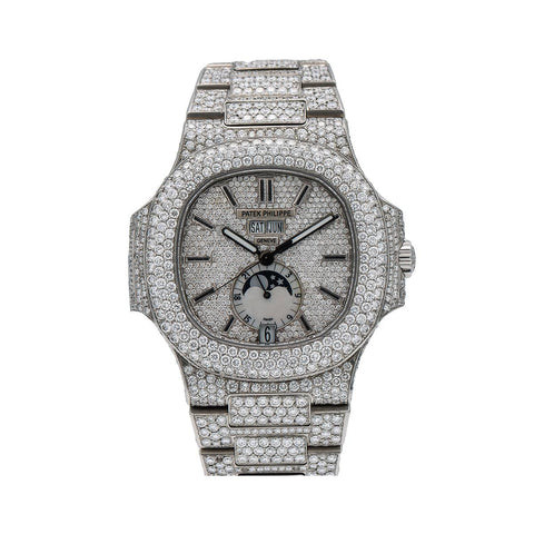 Patek Philippe Nautilus 5726/1A 40MM Diamond Dial With 25.75 CT Diamonds