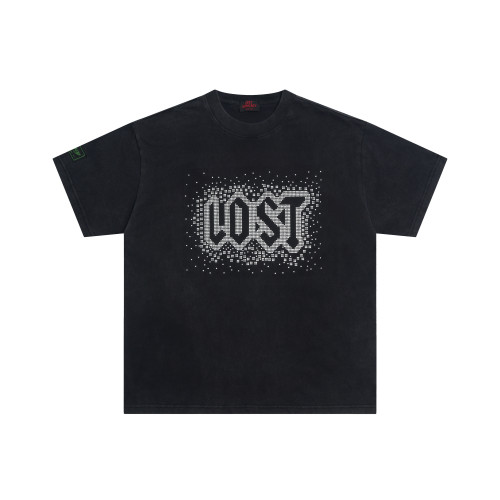 Lost Intricacy Inverse Rhinestone T-shirt