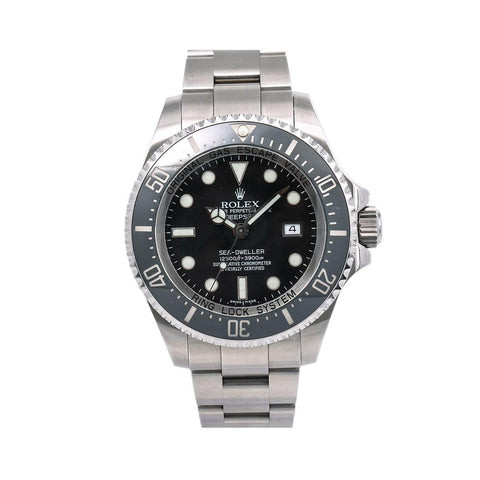 Rolex Sea-Dweller Deepsea 44MM 116660 Black Dial Black Ceramic Bezel Stainless Steel Oyster Bracelet