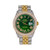 Rolex Datejust 36MM Green Roman Dial Two Tone Yellow Gold