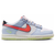 Nike Dunk Low Smiley Swoosh White Hydrogen Blue Crimson