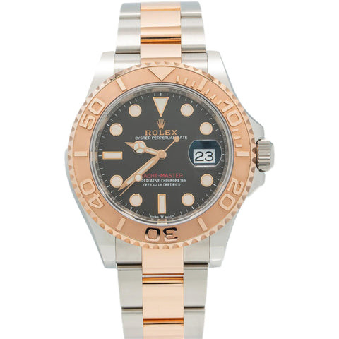 Rolex Yacht-Master 40MM 126621 Black Dial Rose Gold Bezel Two Tone Rose Gold Oyster Bracelet